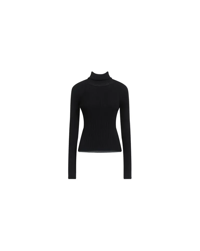 Alpha Studio STRICKWAREN - Rollkragenpulloverauf YOOX.COM Schwarz