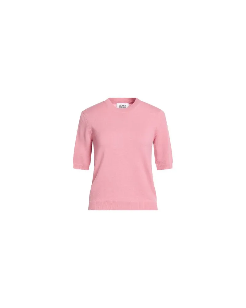 Alpha Studio STRICKWAREN - Pulloverauf YOOX.COM Rosa