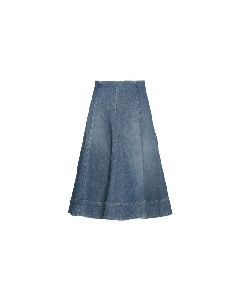 KHAITE HOSEN & RÖCKE - Jeansröckeauf YOOX.COM Blau