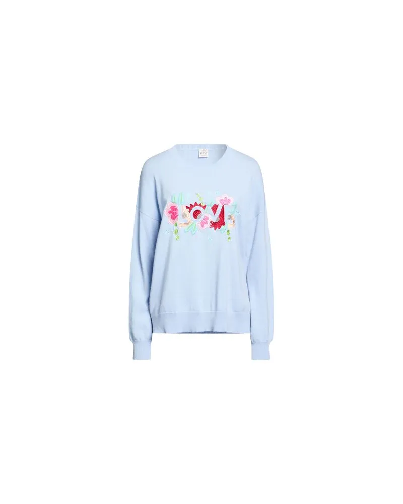 FTC Cashmere STRICKWAREN - Pulloverauf YOOX.COM Himmelblau