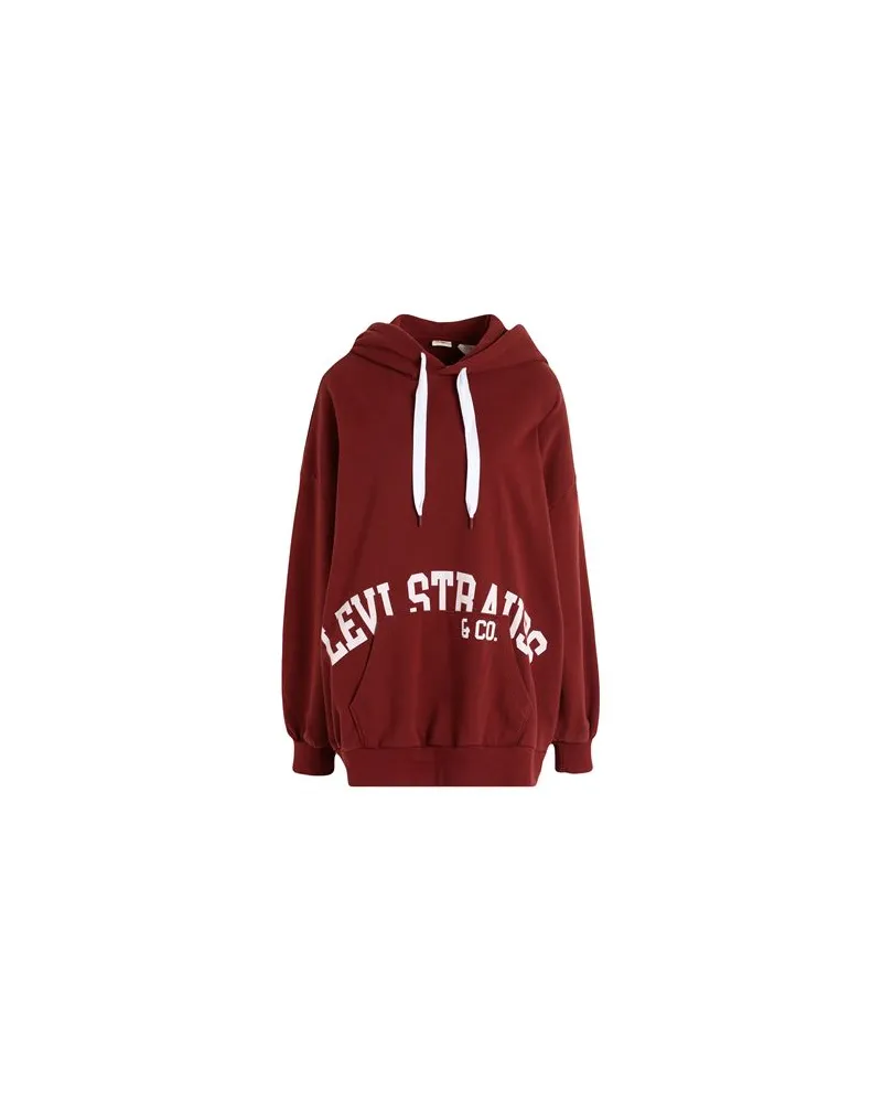 Levi's PRISM HOODIE  - TOPS - Sweatshirtsauf YOOX.COM Ziegelrot