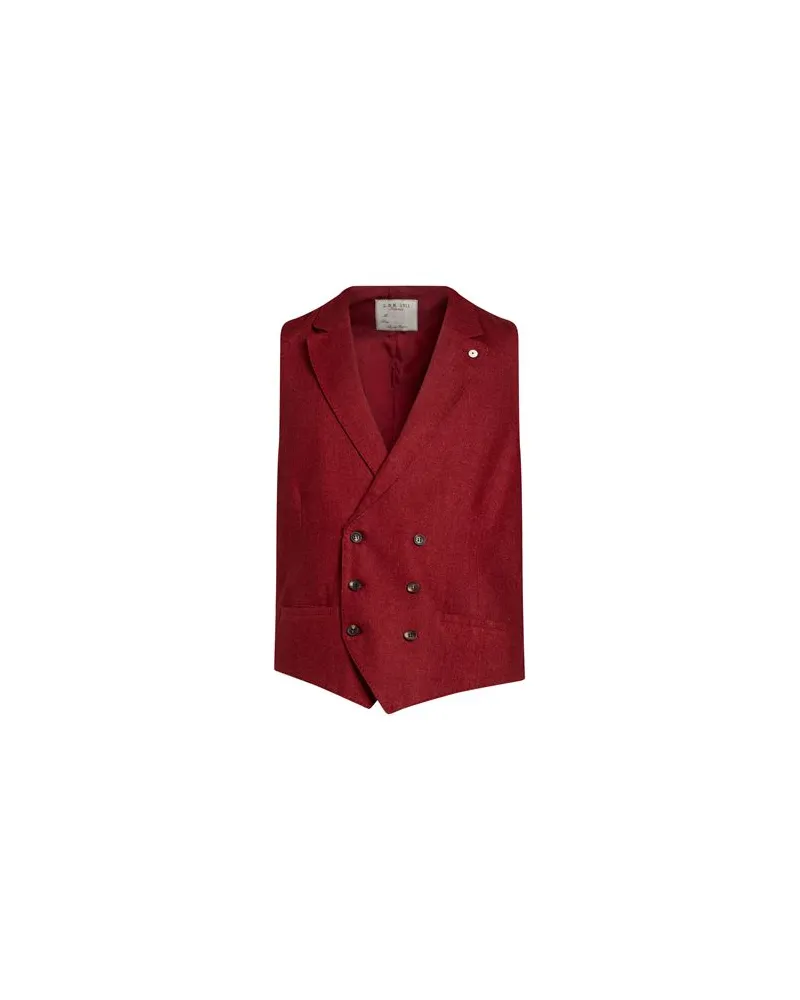 Luigi Bianchi Mantova ANZÜGE und CO-ORDS - Couture-Westenauf YOOX.COM Ziegelrot