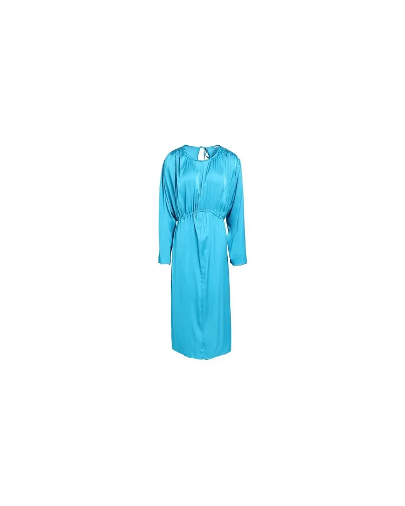 Topshop KLEIDER - Midi-Kleiderauf YOOX.COM Azurblau
