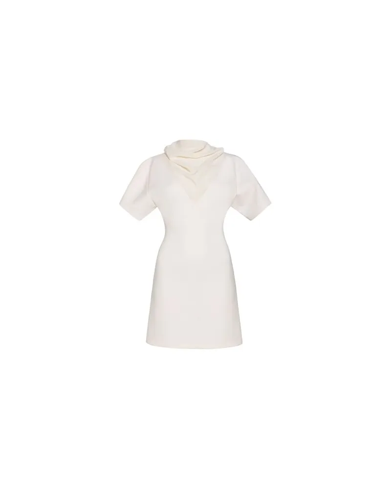 Courrèges KLEIDER - Mini-Kleiderauf YOOX.COM Cremeweiß