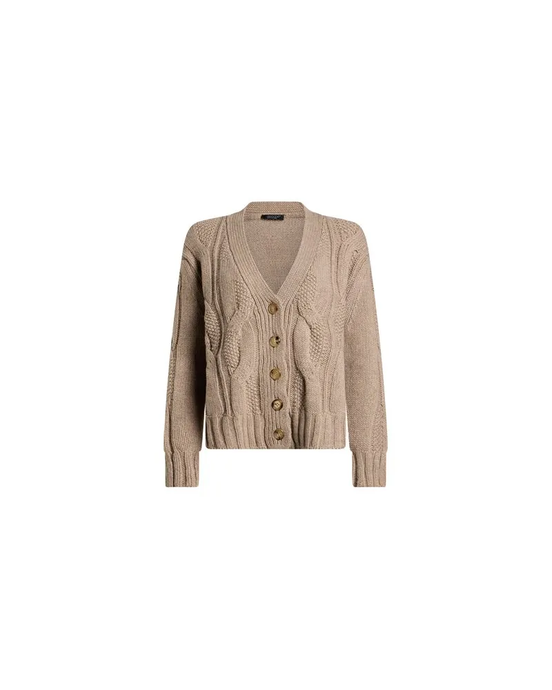 ARAGONA STRICKWAREN - Strickjackenauf YOOX.COM Blaugrau