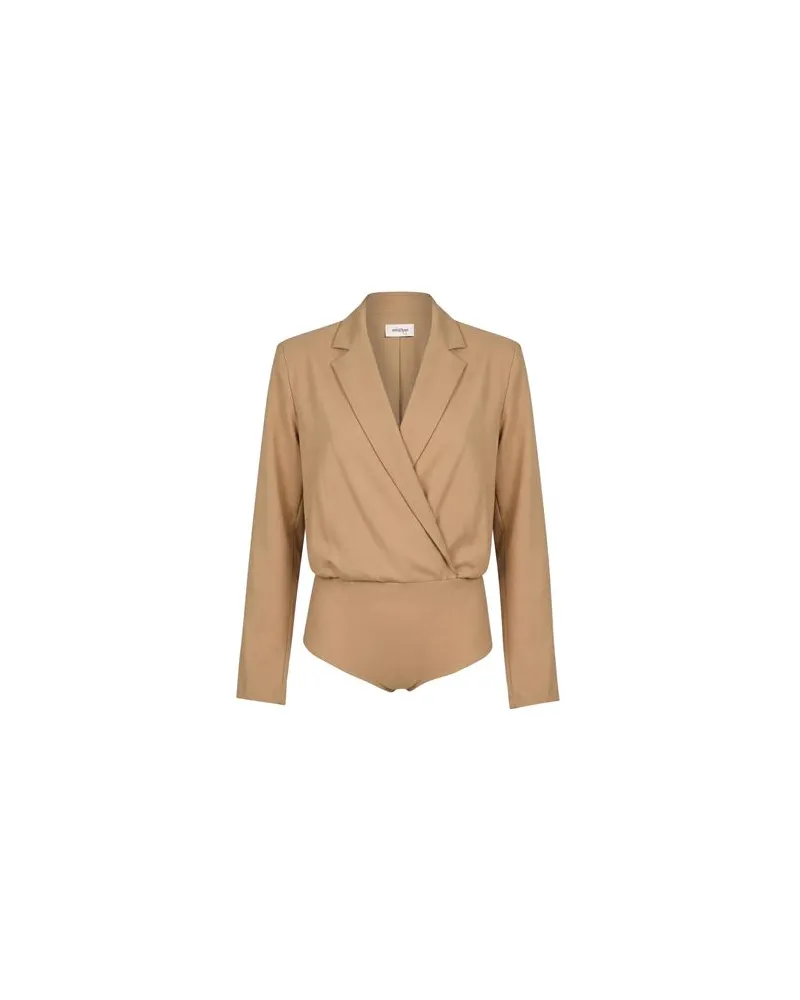 ottod’Ame TOPS - Bodysuitsauf YOOX.COM Beige