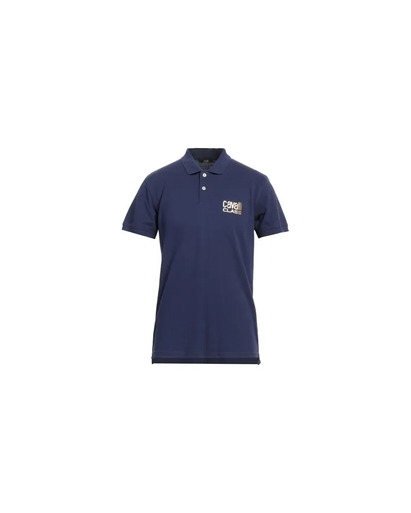 Roberto Cavalli TOPS - Poloshirtsauf YOOX.COM Blau