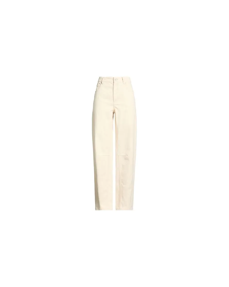 Brunello Cucinelli HOSEN & RÖCKE - Jeanshosenauf YOOX.COM Elfenbein