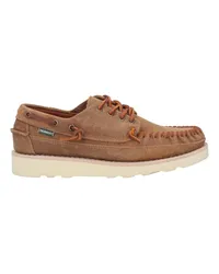 Sebago Schnürschuh Kamel