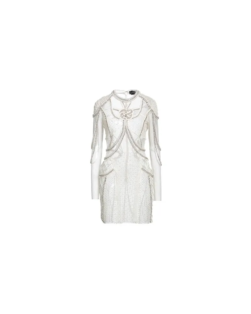 Elisabetta Franchi KLEIDER - Mini-Kleiderauf YOOX.COM Elfenbein