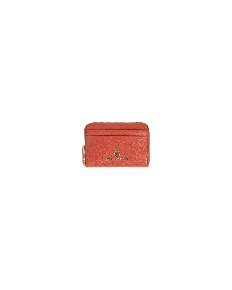 Michael Kors SM ZA COIN CARD CASE - Kleinlederwaren - Brieftaschenauf YOOX.COM Rostrot