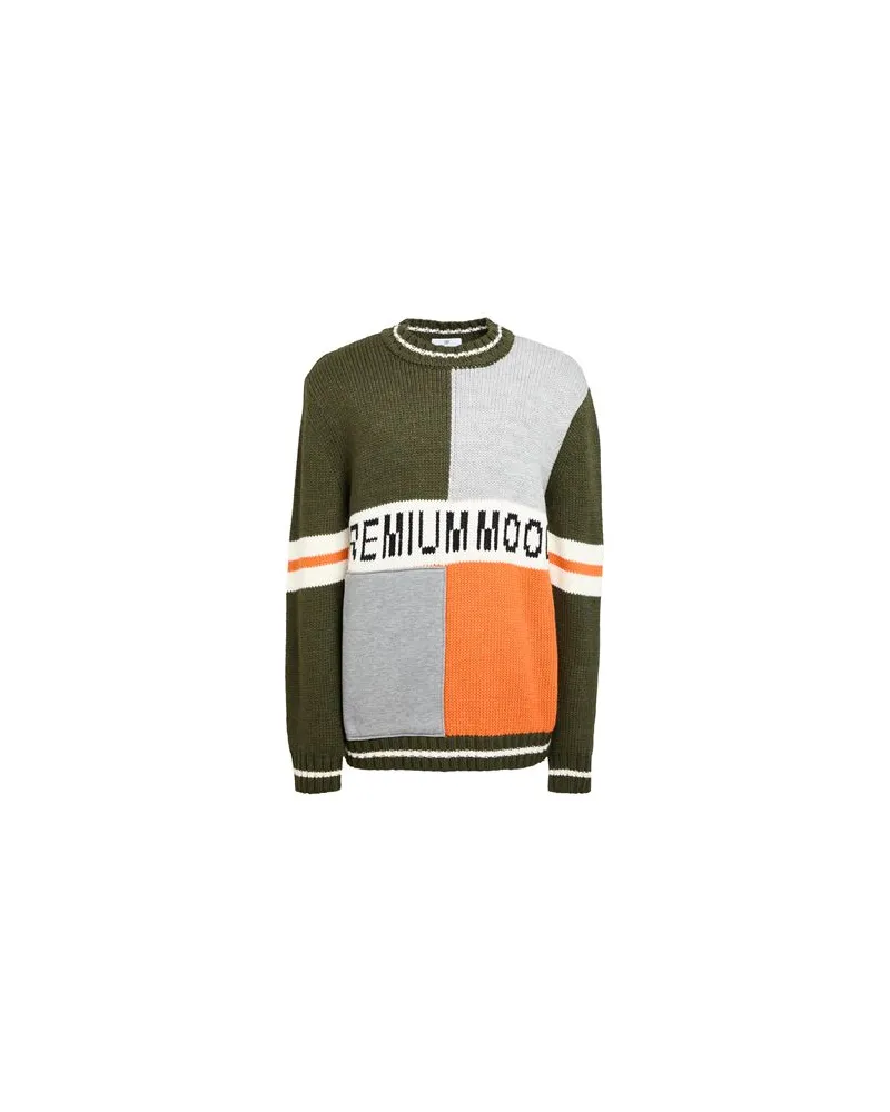 PMDS PREMIUM MOOD DENIM SUPERIOR STRICKWAREN - Pulloverauf YOOX.COM Militärgrün
