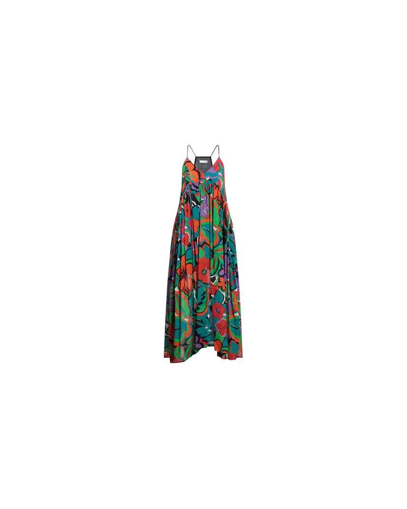 DOUUOD KLEIDER - Maxi-Kleiderauf YOOX.COM Aquamarin