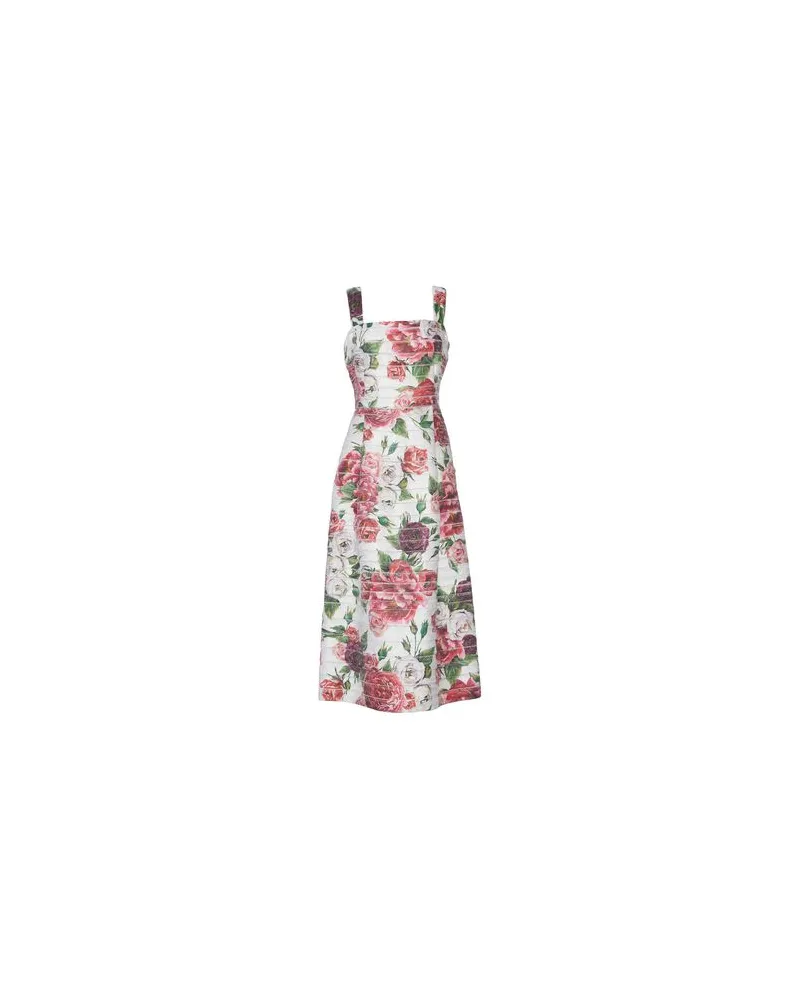 Dolce & Gabbana KLEIDER - Midi-Kleiderauf YOOX.COM Weiß