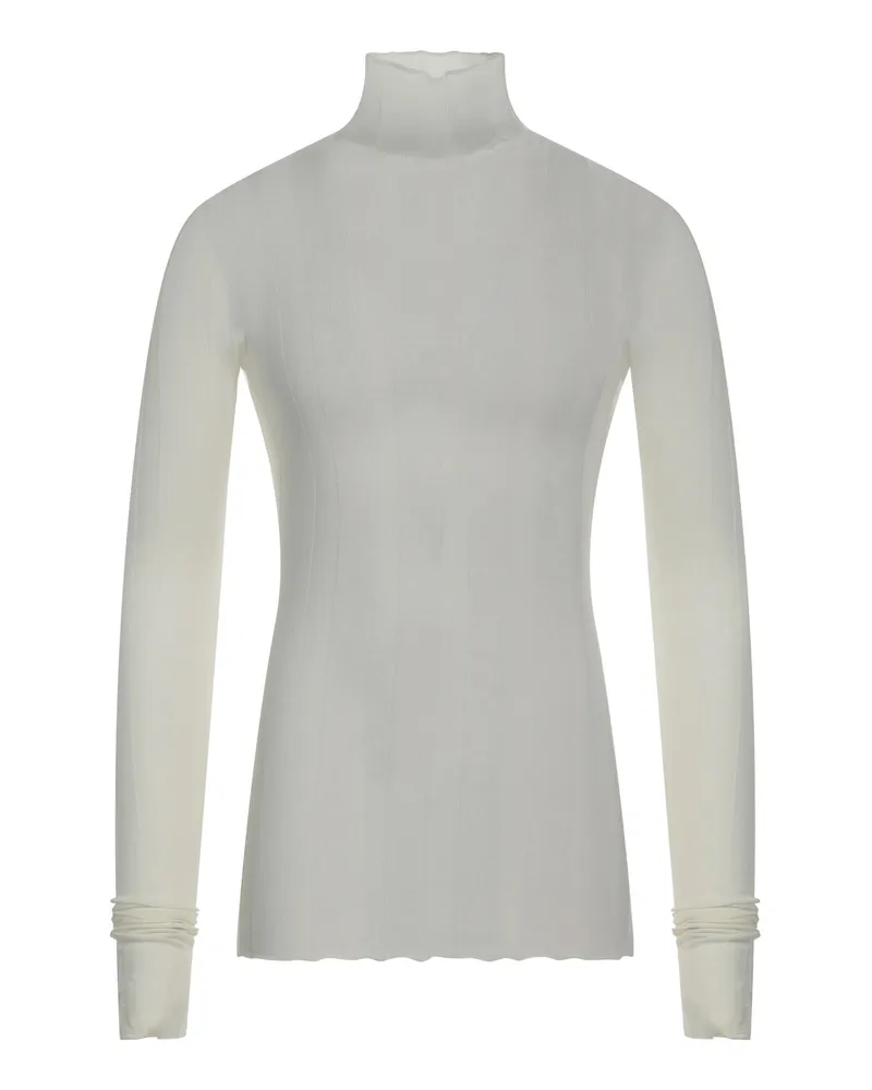 SPORTMAX Rollkragenpullover Elfenbein