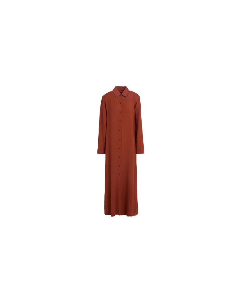 A.P.C. KLEIDER - Maxi-Kleiderauf YOOX.COM Rostrot