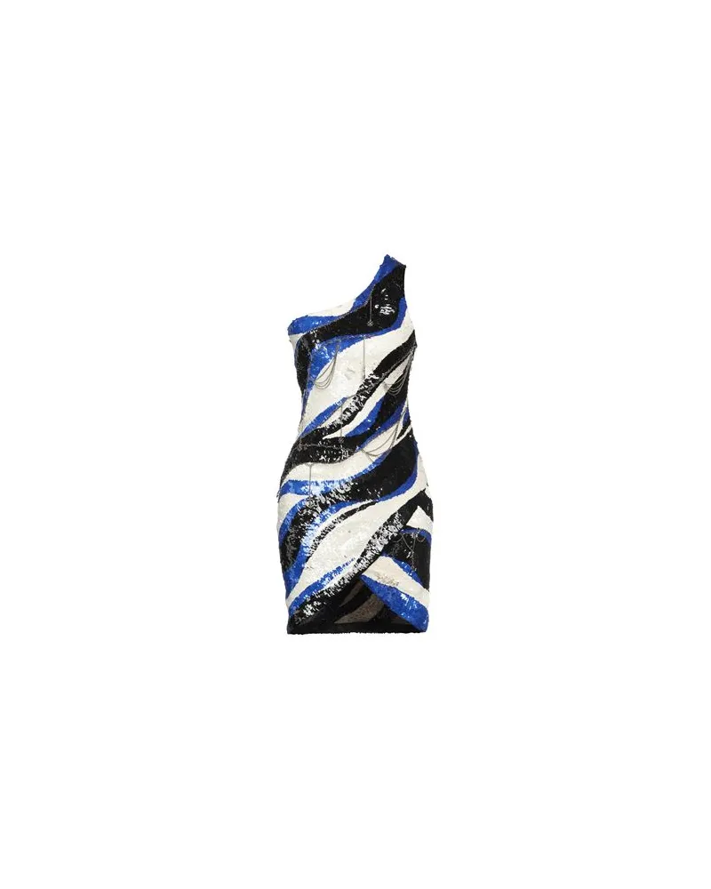Elisabetta Franchi KLEIDER - Mini-Kleiderauf YOOX.COM Blau