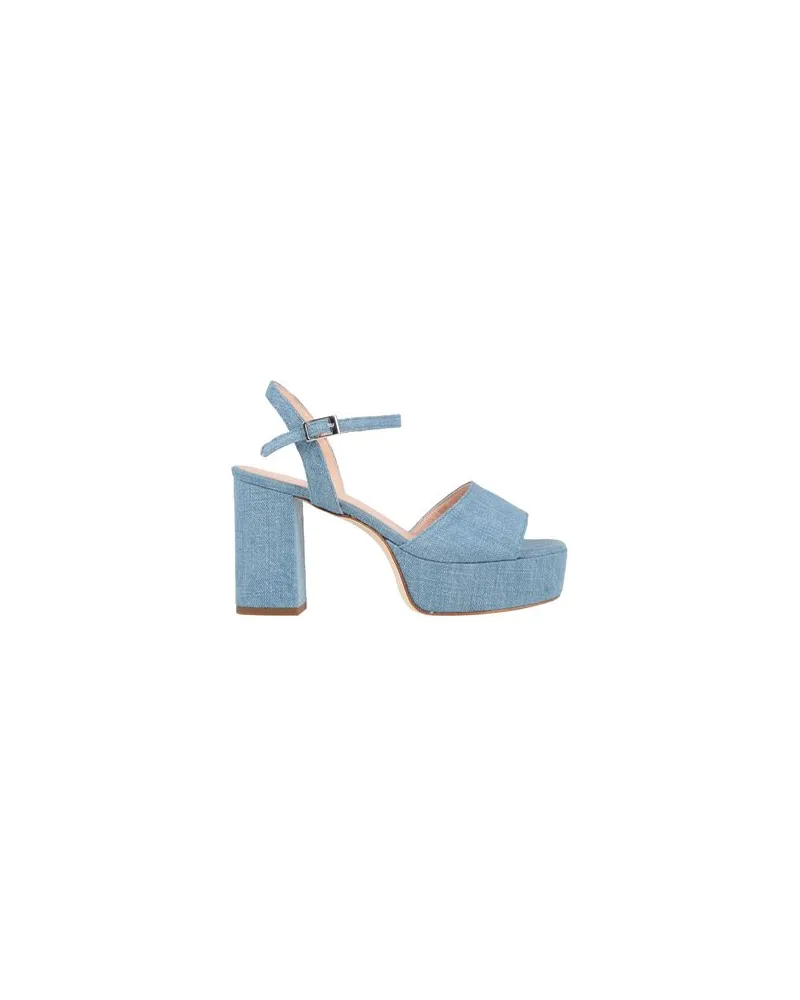 Luca Valentini SCHUHE - Sandalenauf YOOX.COM Blau