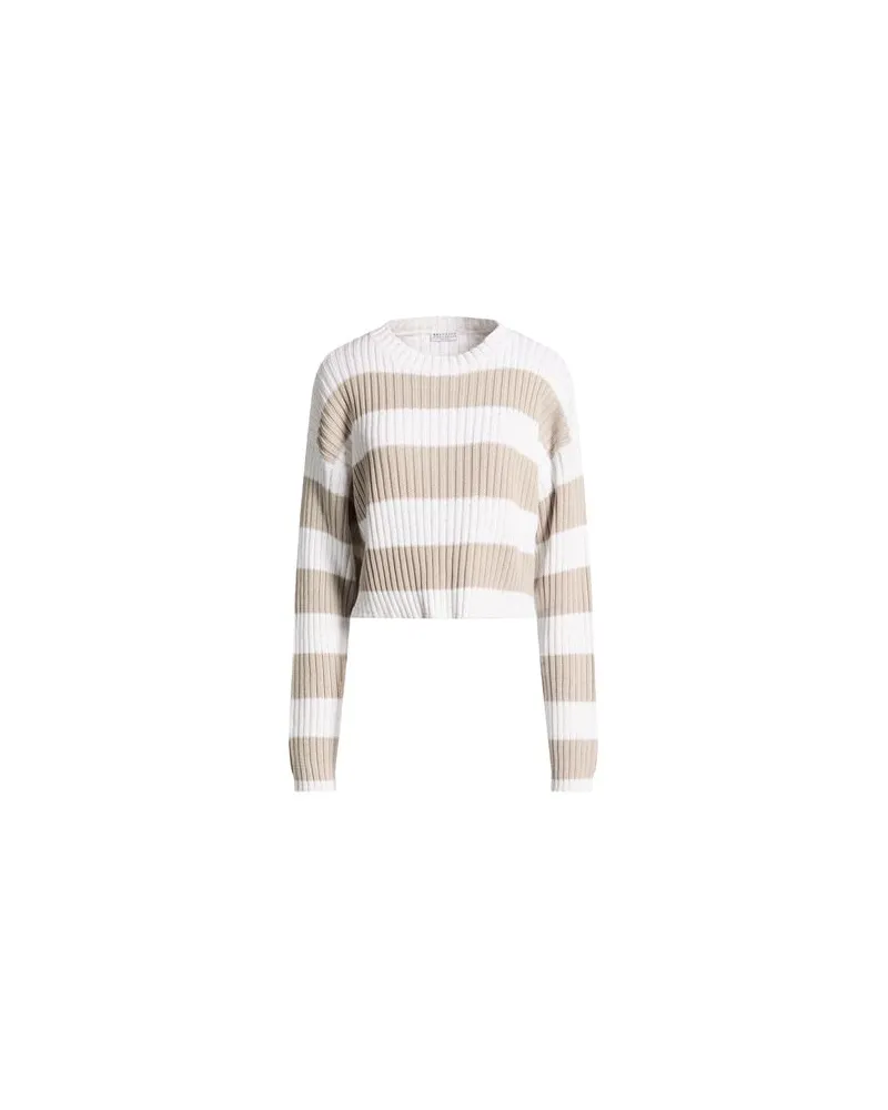 Brunello Cucinelli STRICKWAREN - Pulloverauf YOOX.COM Sand