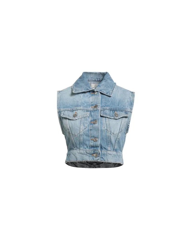 VICOLO DENIM COUTURE - JACKEN & MÄNTEL - Jeansjacken/Mäntelauf YOOX.COM Blau