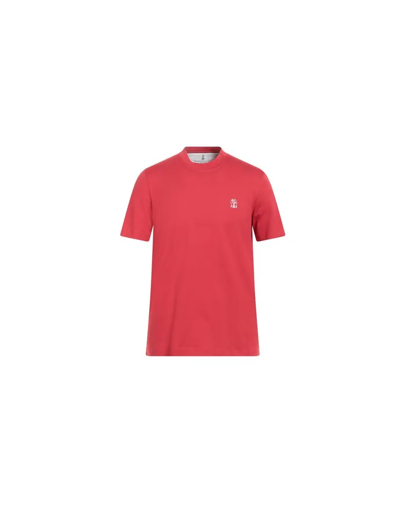 Brunello Cucinelli TOPS - T-shirtsauf YOOX.COM Rot