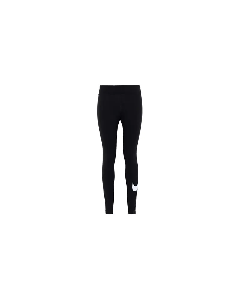 Nike SWOOSH LEGGING  - HOSEN & RÖCKE - Leggingsauf YOOX.COM Schwarz