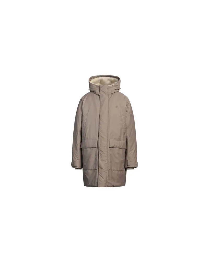 Calvin Klein JACKEN & MÄNTEL - Mäntelauf YOOX.COM Khaki