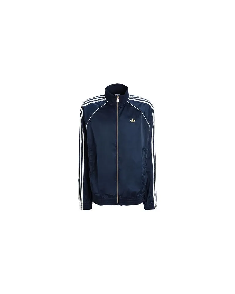 adidas TRACK TOP  - JACKEN & MÄNTEL - Jacken und Anoraksauf YOOX.COM Marineblau