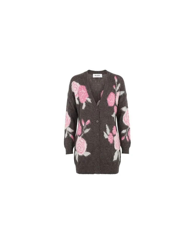 Blumarine STRICKWAREN - Strickjackenauf YOOX.COM Grau