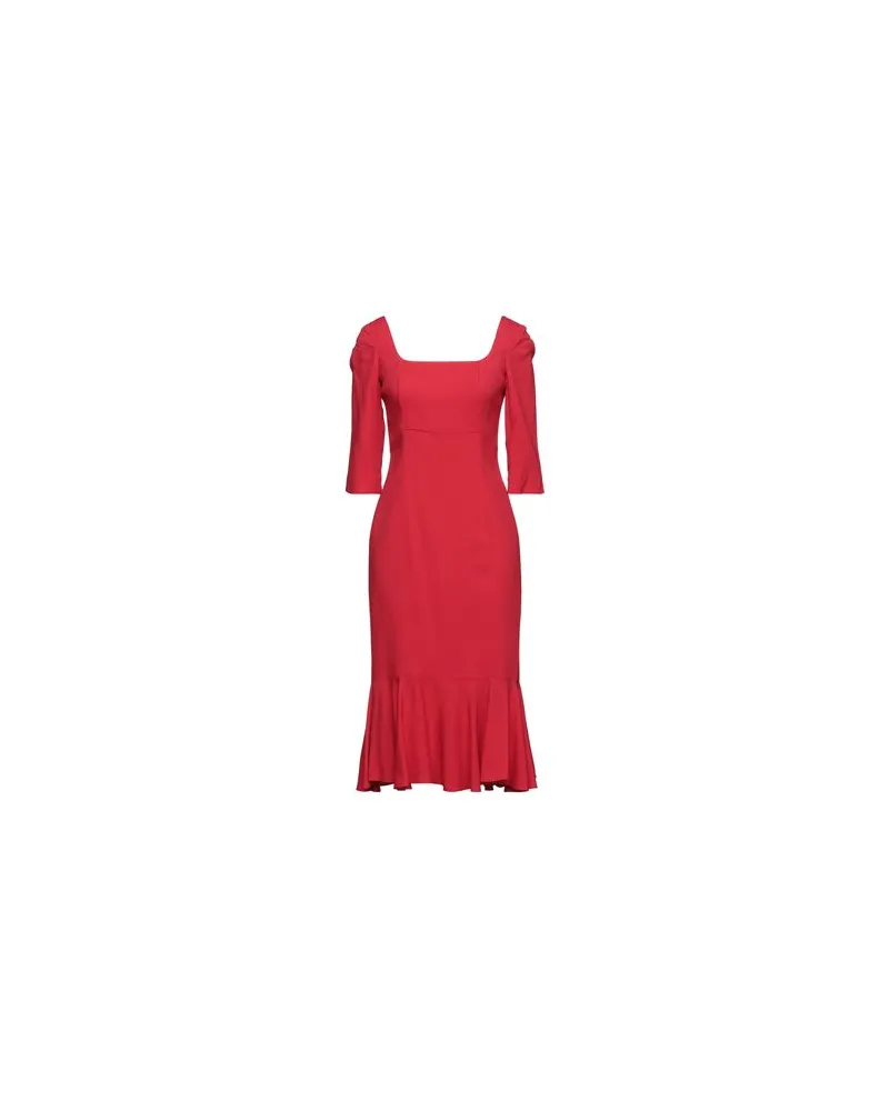 L'Autre Chose KLEIDER - Midi-Kleiderauf YOOX.COM Rot