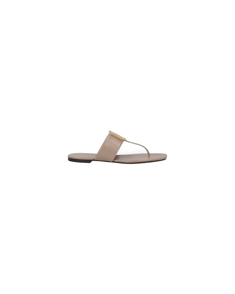 Tory Burch SCHUHE - Zehentrennerauf YOOX.COM Maulwurfsgrau