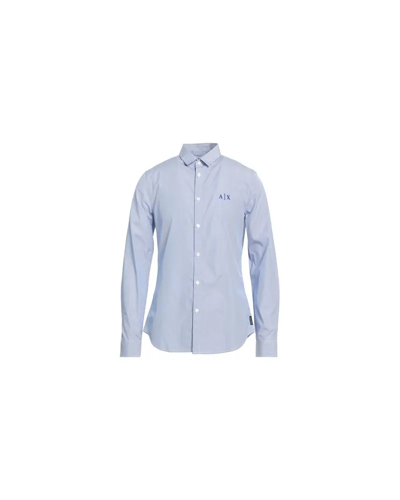 Armani Exchange TOPS - Hemdenauf YOOX.COM Blau