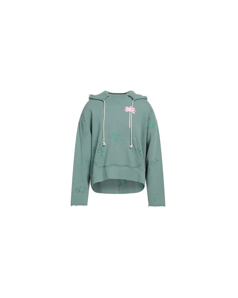 Palm Angels TOPS - Sweatshirtsauf YOOX.COM Salbeigrün
