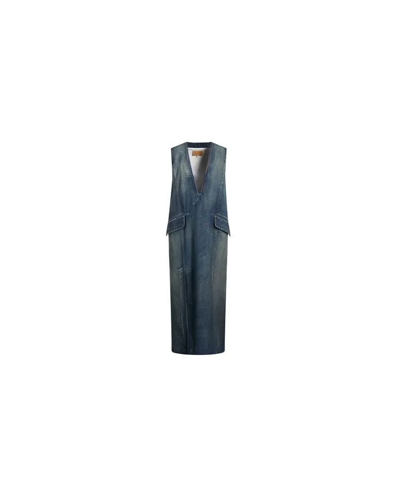 Maison Margiela KLEIDER - Maxi-Kleiderauf YOOX.COM Blau