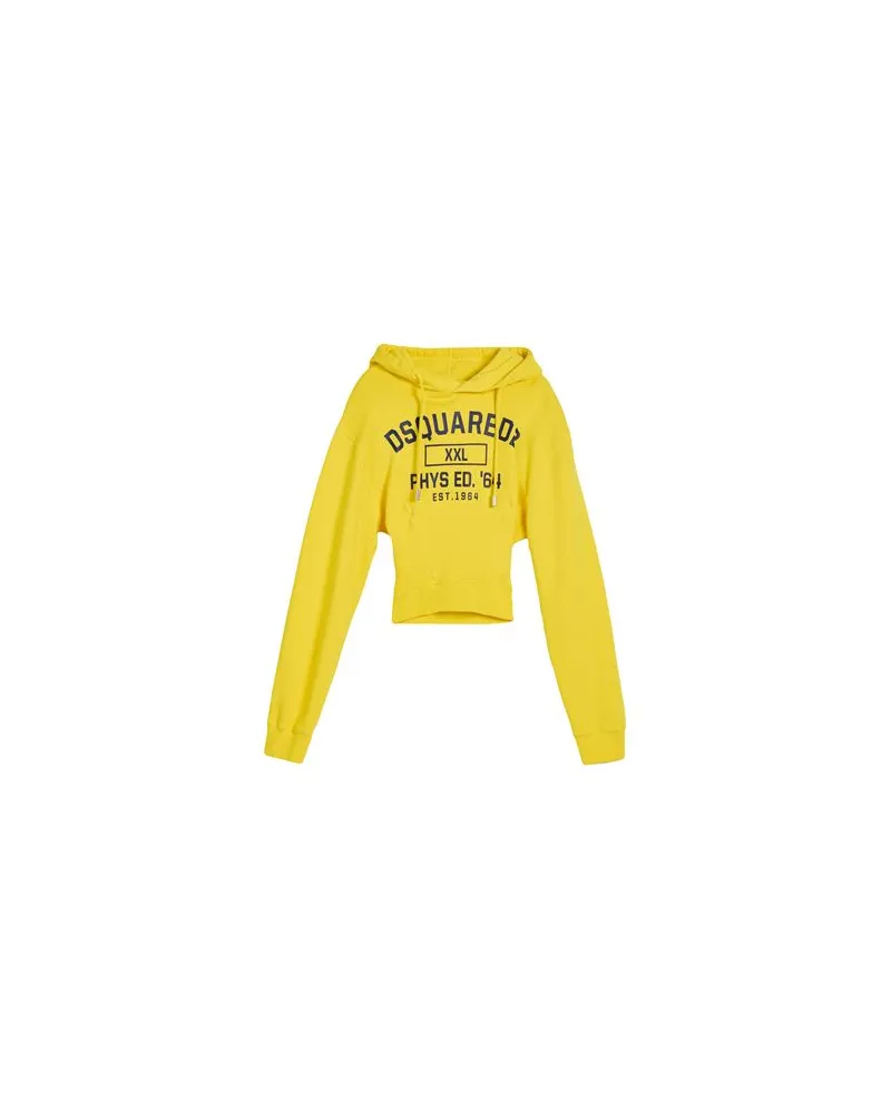 Dsquared2 TOPS - Sweatshirtsauf YOOX.COM Gelb