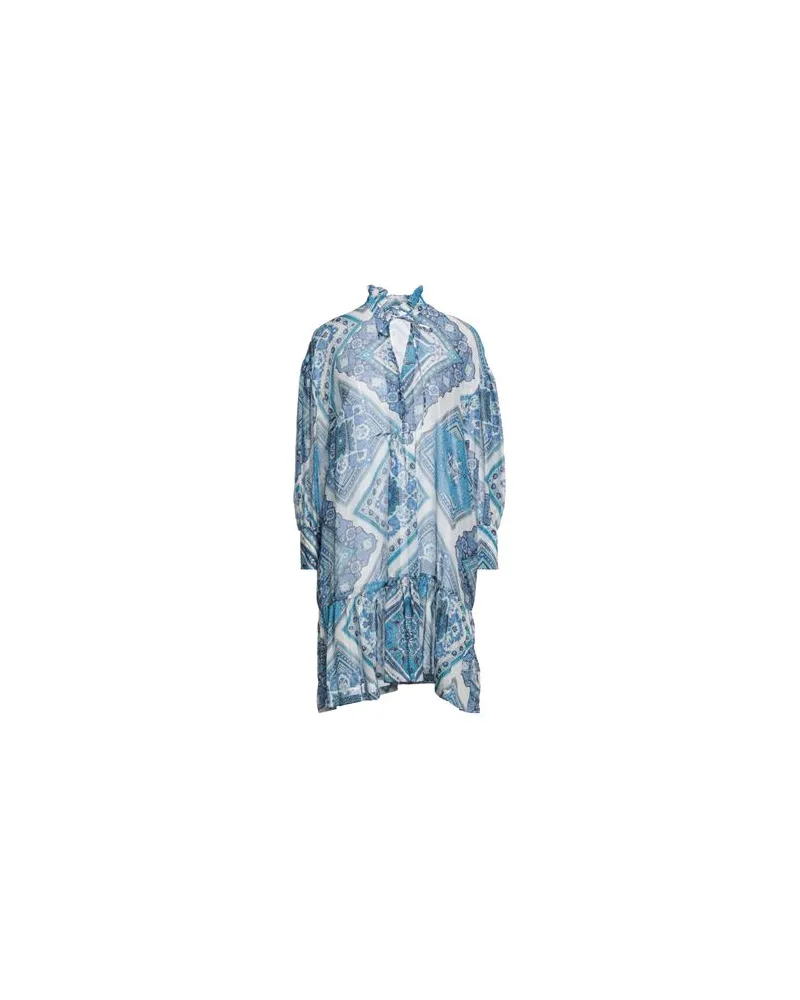 Caliban KLEIDER - Mini-Kleiderauf YOOX.COM Azurblau