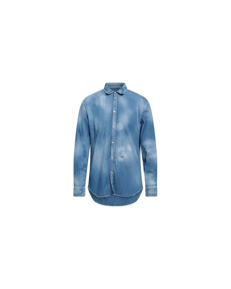 Dsquared2 TOPS - Jeanshemdenauf YOOX.COM Blau