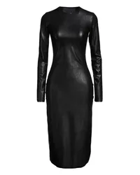 Maison Margiela Midi-Kleid Schwarz