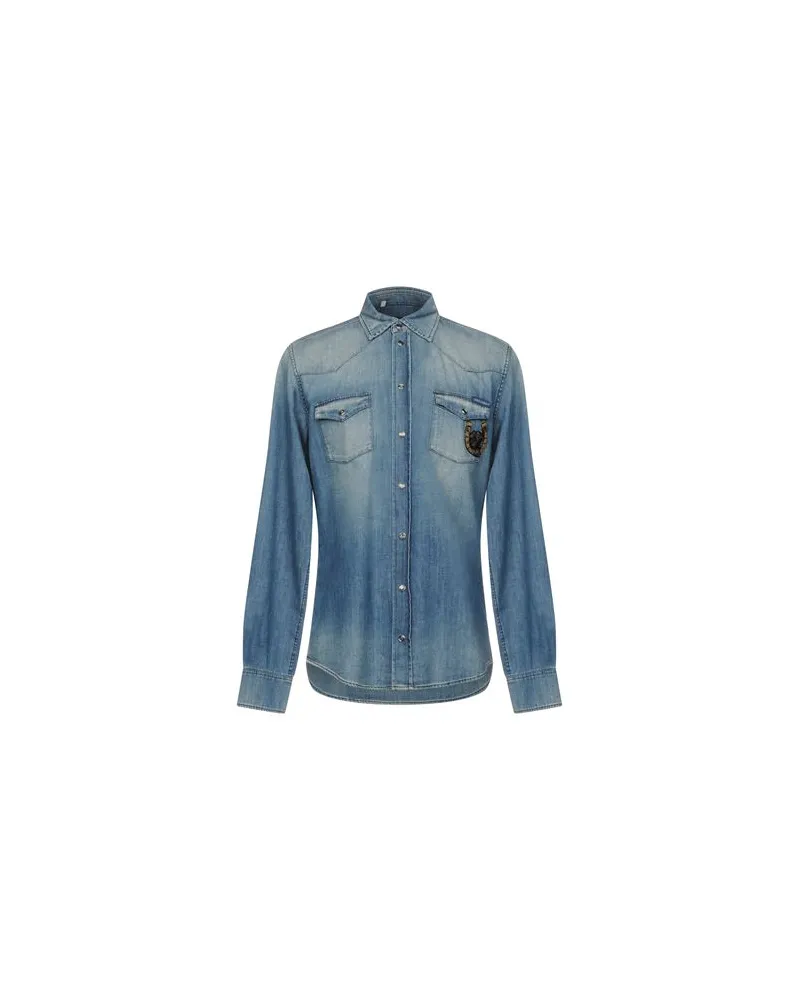 Dolce & Gabbana TOPS - Jeanshemdenauf YOOX.COM Blau