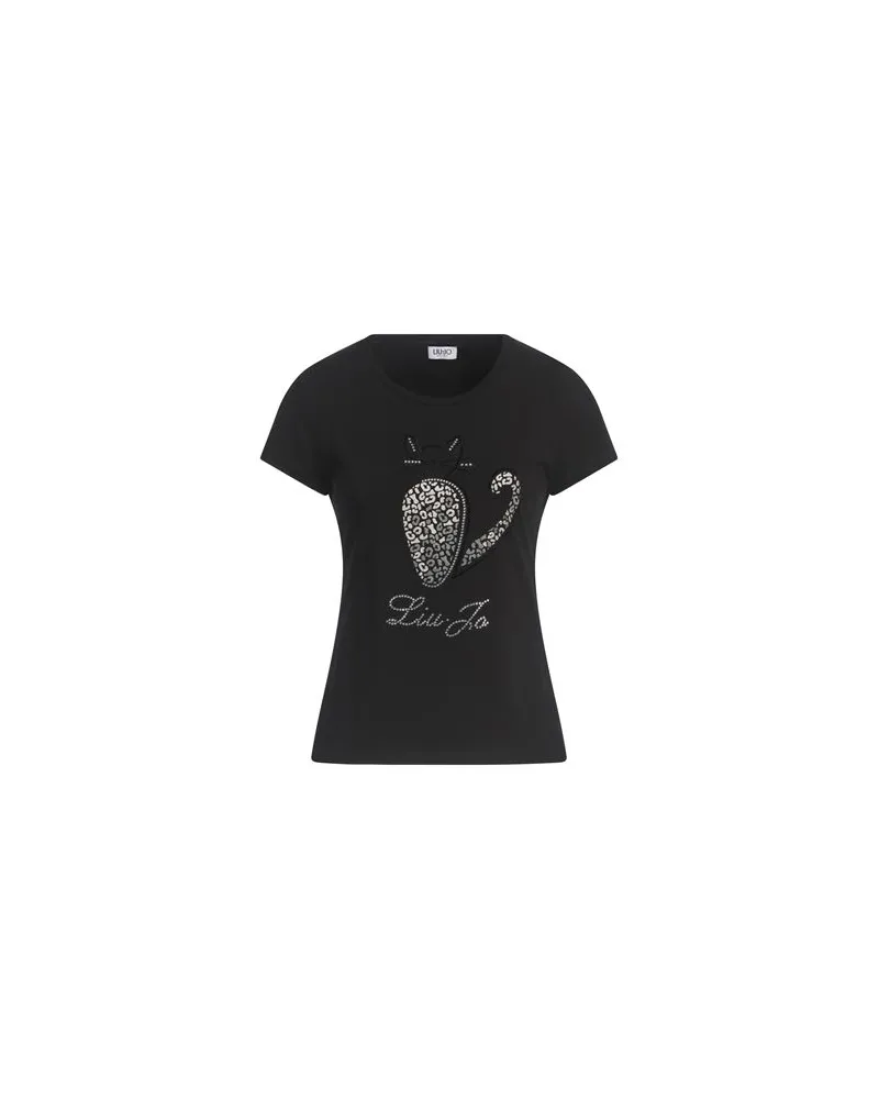 Liu Jo TOPS - T-shirtsauf YOOX.COM Schwarz