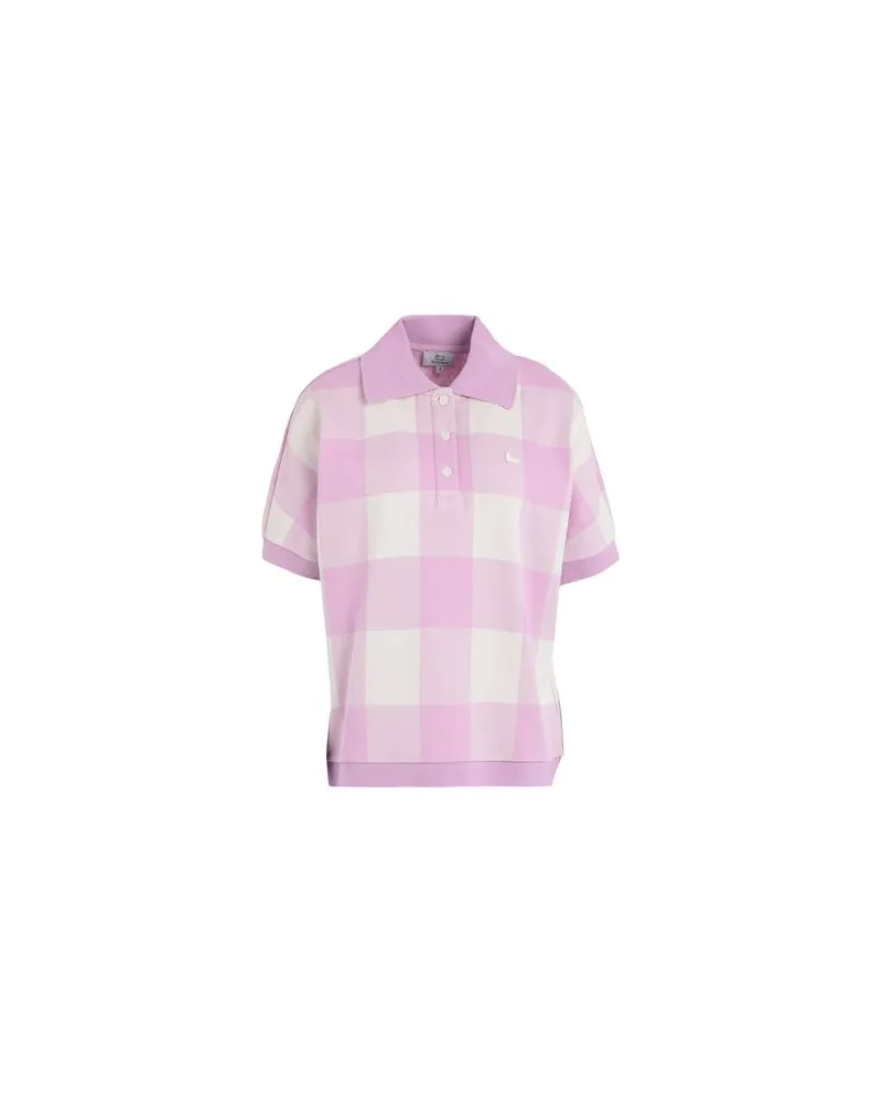 Woolrich AMERICAN CHECK POLO   - TOPS - Poloshirtsauf YOOX.COM Malve