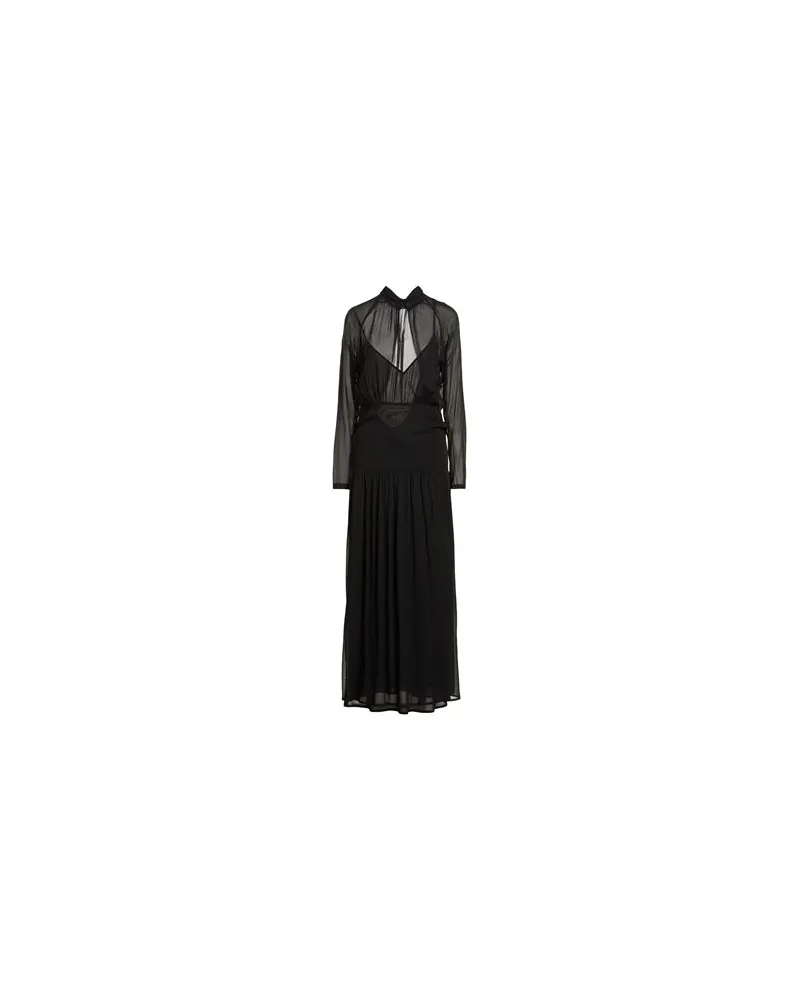 Semicouture KLEIDER - Maxi-Kleiderauf YOOX.COM Schwarz