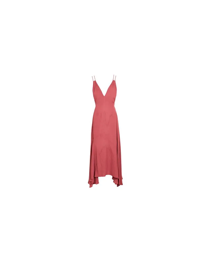 Lanvin KLEIDER - Maxi-Kleiderauf YOOX.COM Rostrot