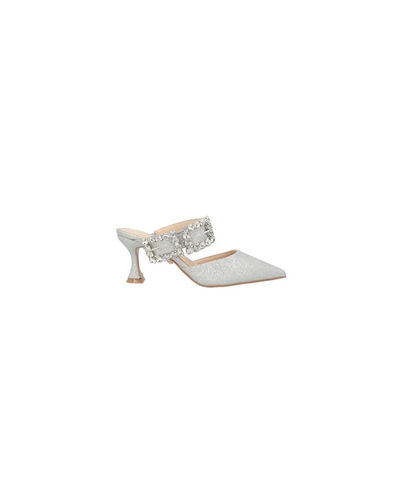 Twenty Four Haitch SCHUHE - Mules & Clogsauf YOOX.COM Silber
