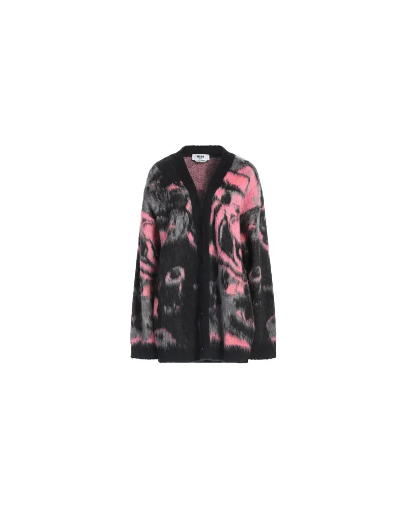 MSGM STRICKWAREN - Strickjackenauf YOOX.COM Fuchsia