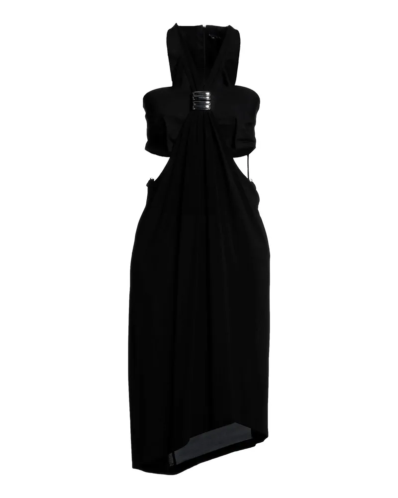 MALLONI Midi-Kleid Schwarz