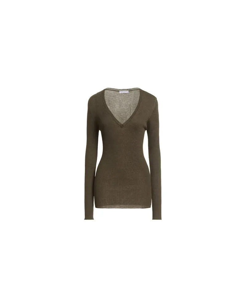 Majestic STRICKWAREN - Pulloverauf YOOX.COM Militärgrün
