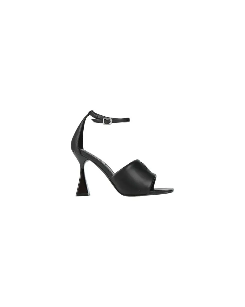 Karl Lagerfeld SCHUHE - Sandalenauf YOOX.COM Schwarz