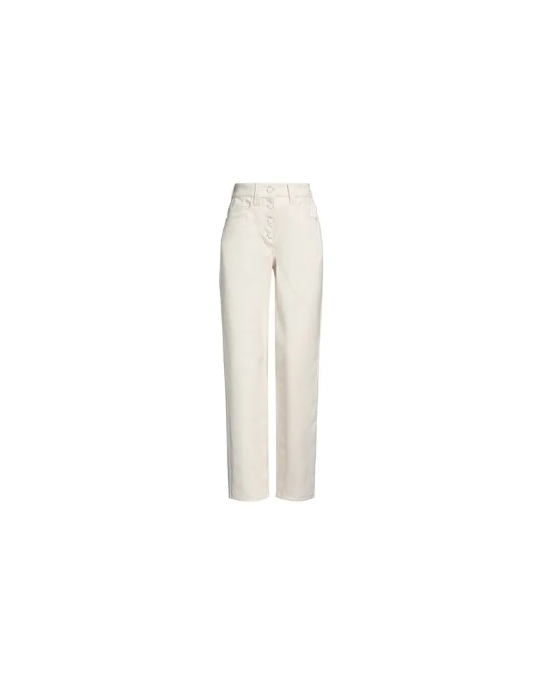 SUNNEI HOSEN & RÖCKE - Jeanshosenauf YOOX.COM Elfenbein