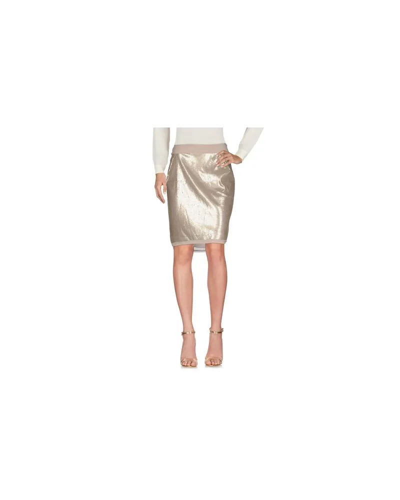 Manila Grace HOSEN & RÖCKE - Midi-Röckeauf YOOX.COM Sand